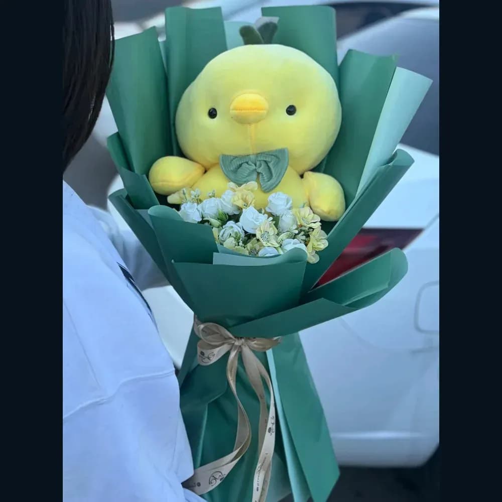 دسته گل عروسکی جوجه