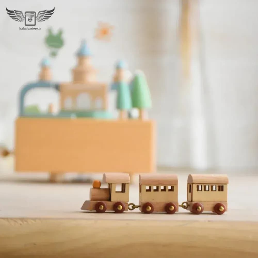 جعبه موزیکال قطار جنگلی