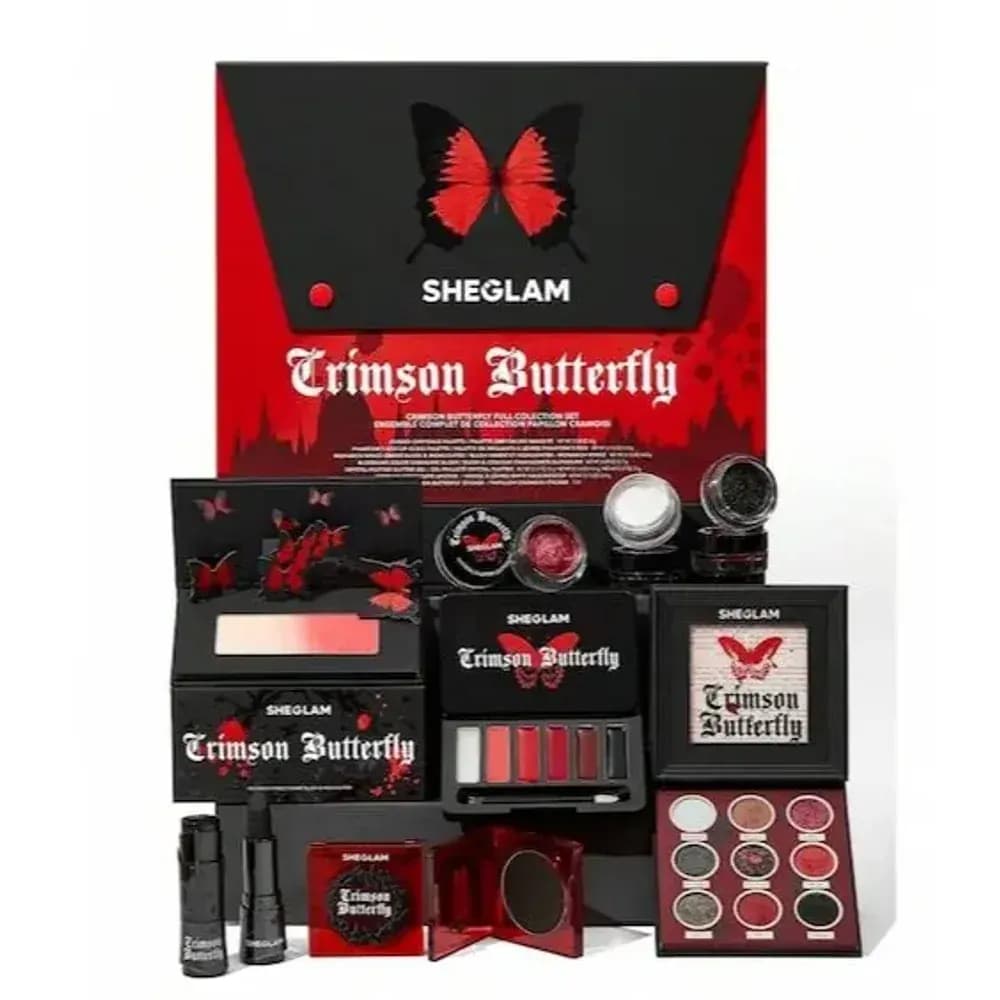 کالکشن پروانه زرشکی شیگلم Sheglam Crismon Butterfly Full Collection