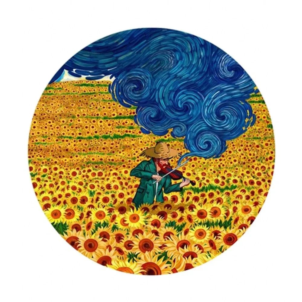 مینی پازل گلکسی طرح افتابگردون (بسته بندی شیشه ای)