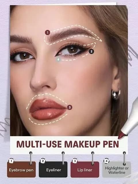 مداد آرایش مولتی‌کالر شیگلم