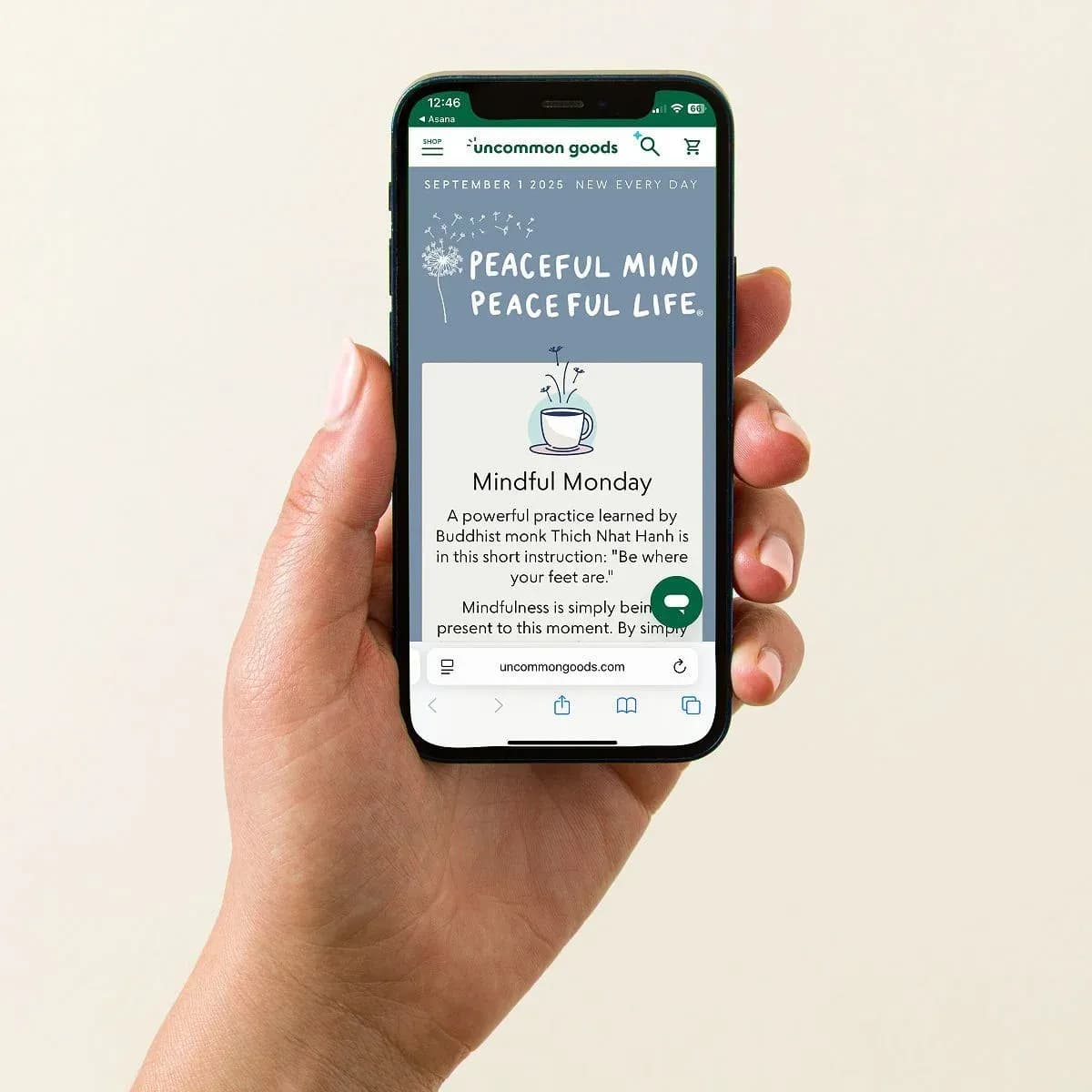 ماگ تعاملی «ذهن‌آگاهی روزانه» (اسکن با QR)