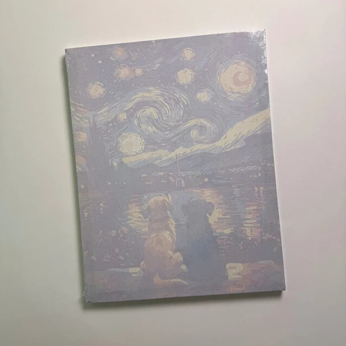بوم رنگ‌آمیزی با اعداد طرح کاراکتری (همراه رنگ و قلمو)