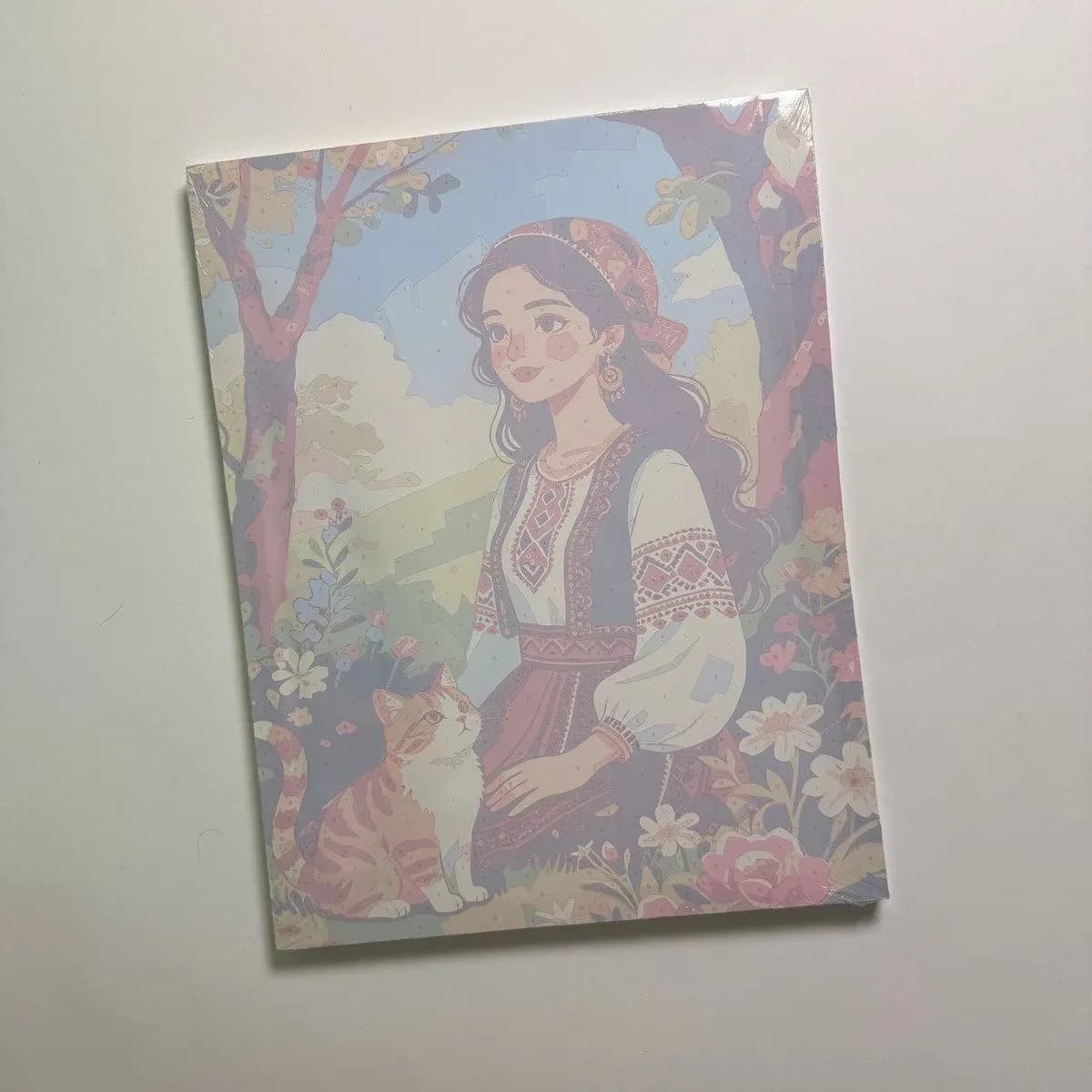 بوم رنگ‌آمیزی با اعداد طرح کاراکتری (همراه رنگ و قلمو)