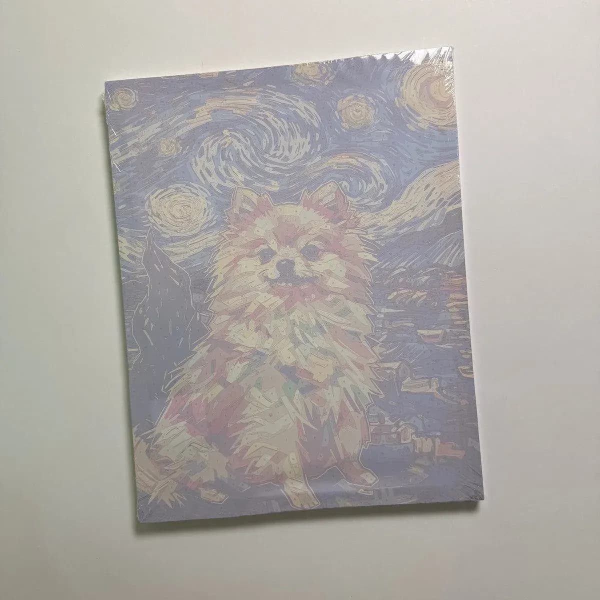 بوم رنگ‌آمیزی با اعداد طرح کاراکتری (همراه رنگ و قلمو)