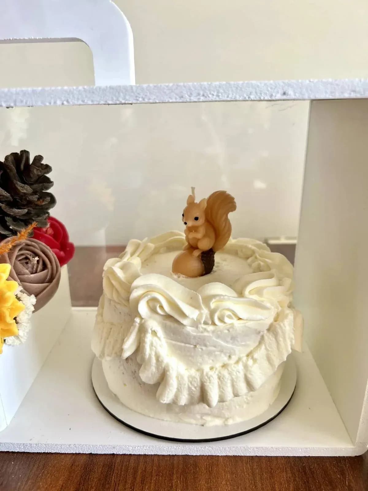 باکس شمع گل Autumn پاییزه لوکس پلکسی